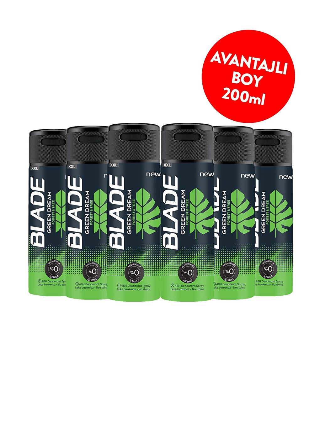 Blade Green Dream Erkek Deodorant 6x200 ml