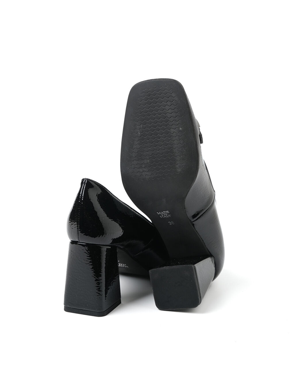 Siyah Kadın Topuklu / Stiletto 1H4862 4862 NAPLAK Nero-4