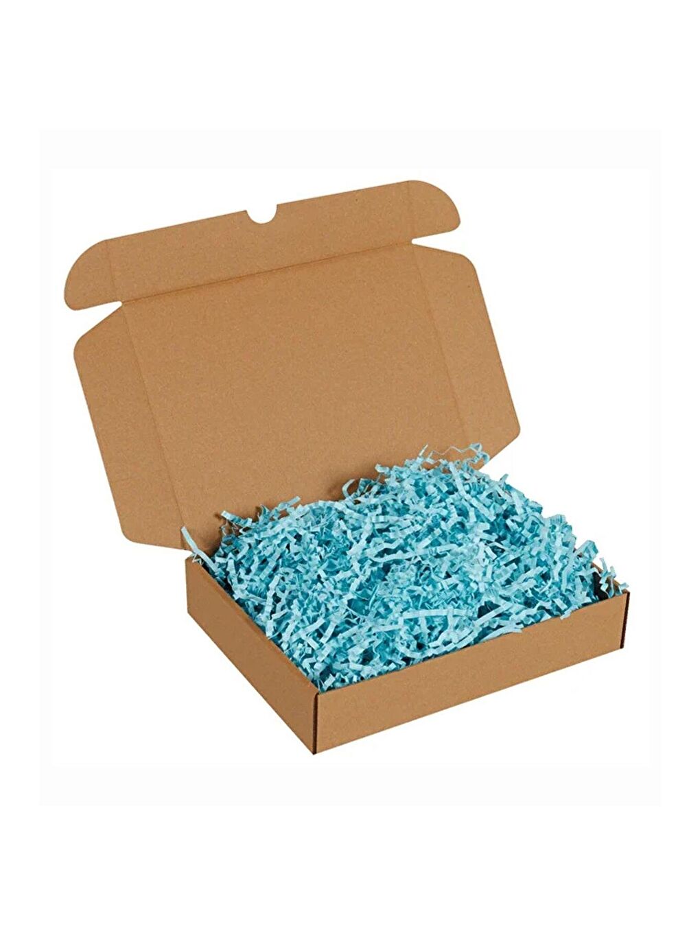 Mavi Pelür Kırpıntı Hediye Paketi Kağıdı   50 Gr-1