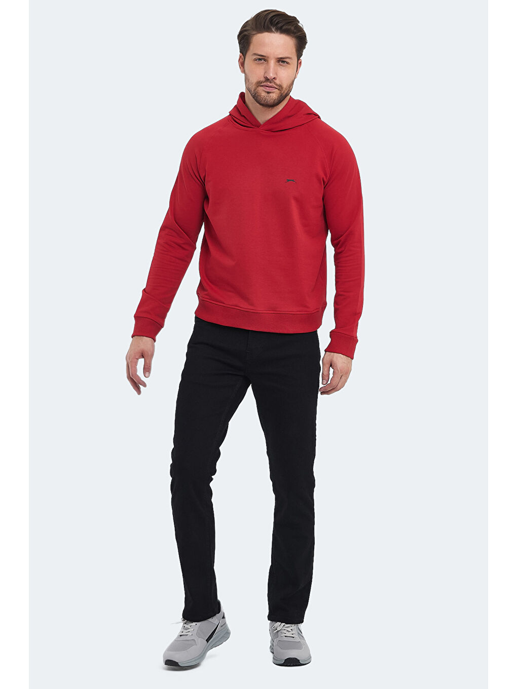 KICKER  Erkek Hoodie Kırmızı-6