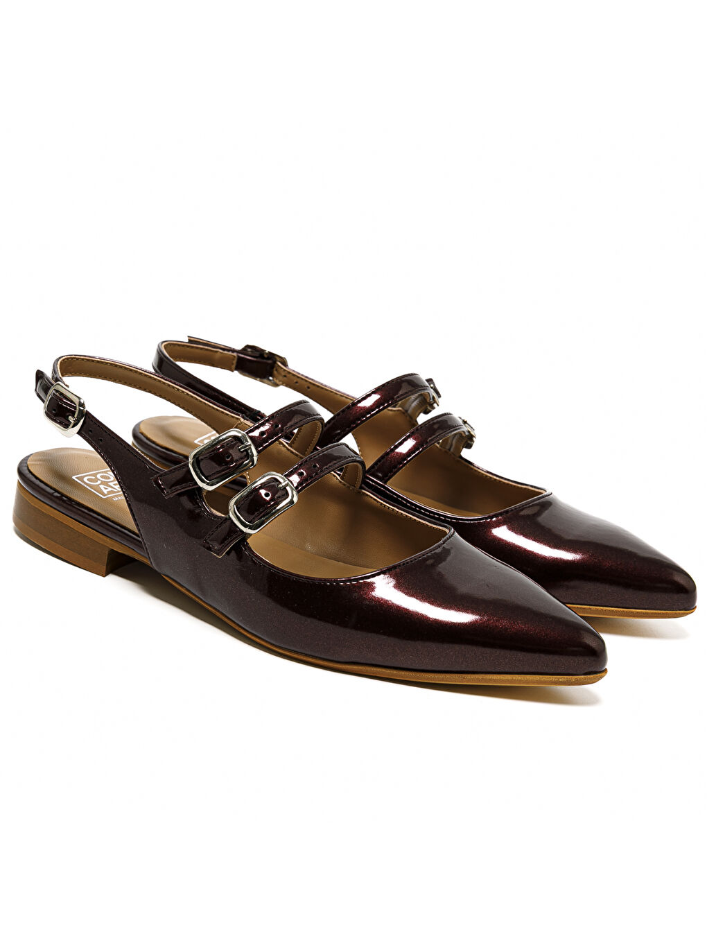 Bordo Kadın Sandalet 3L5658CO 5658CO VERNICE Burgundy-2