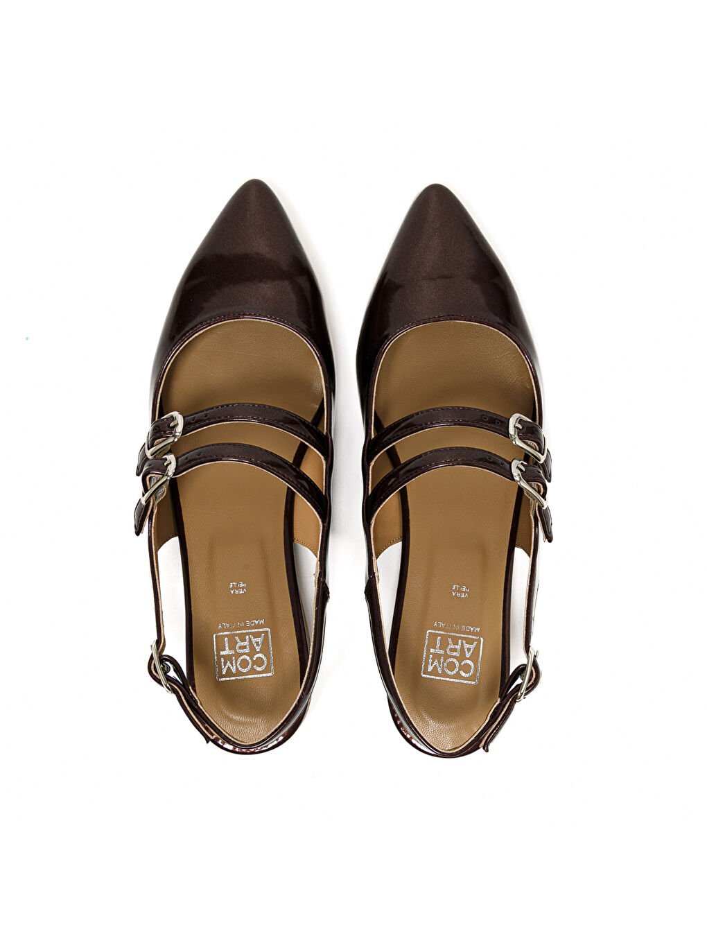 Bordo Kadın Sandalet 3L5658CO 5658CO VERNICE Burgundy-3