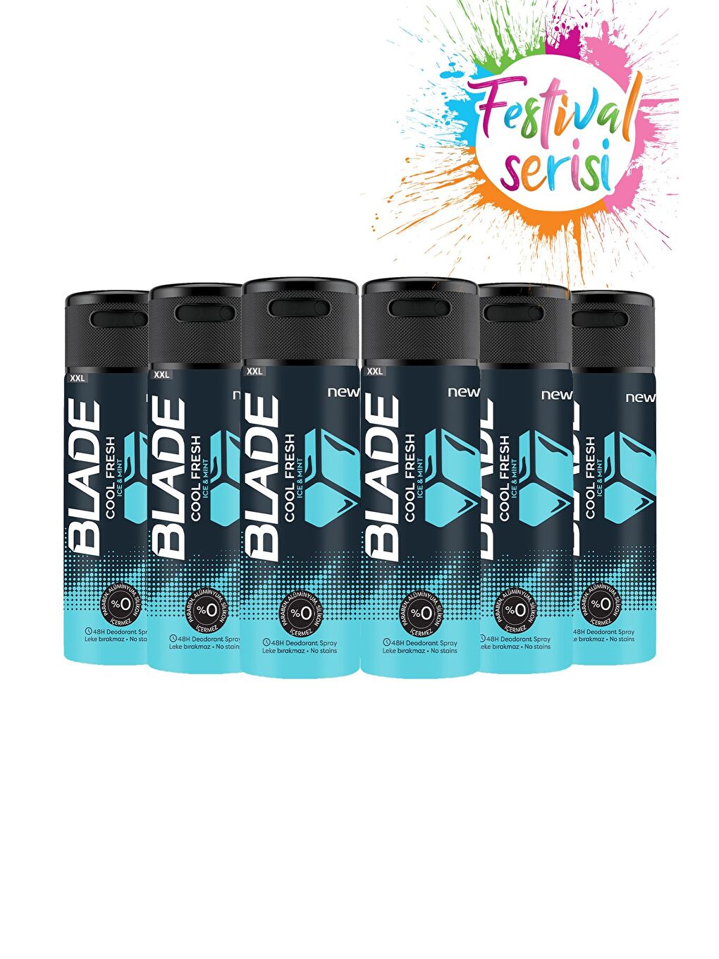 Blade Beyaz Cool Fresh Erkek Deodorant 6x200 ml