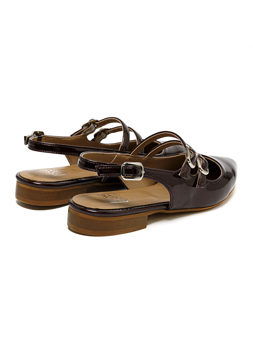 Bordo Kadın Sandalet 3L5658CO 5658CO VERNICE Burgundy-5