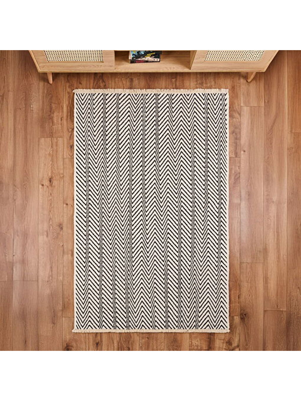 Soft Pirn Halı - Siyah - 120x180 cm