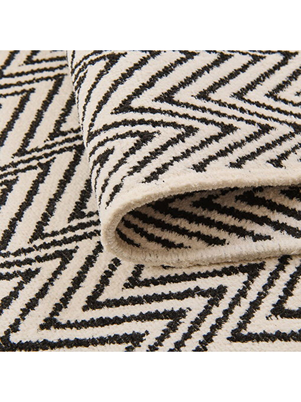 Soft Pirn Halı - Siyah - 120x180 cm-1