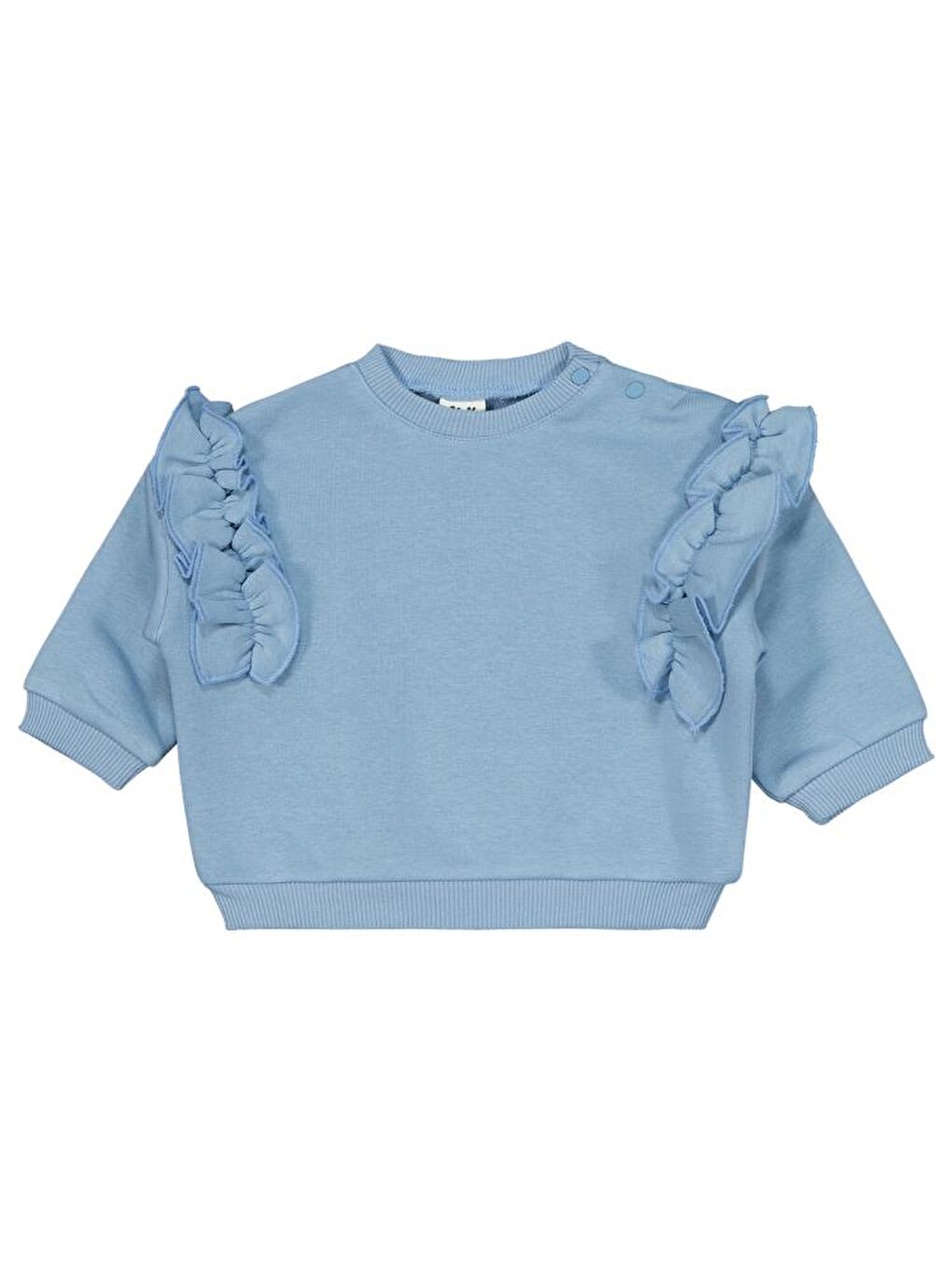 Baby Fırfırlı 6-18 Ay Takım - Mavi 6-9 Ay-1