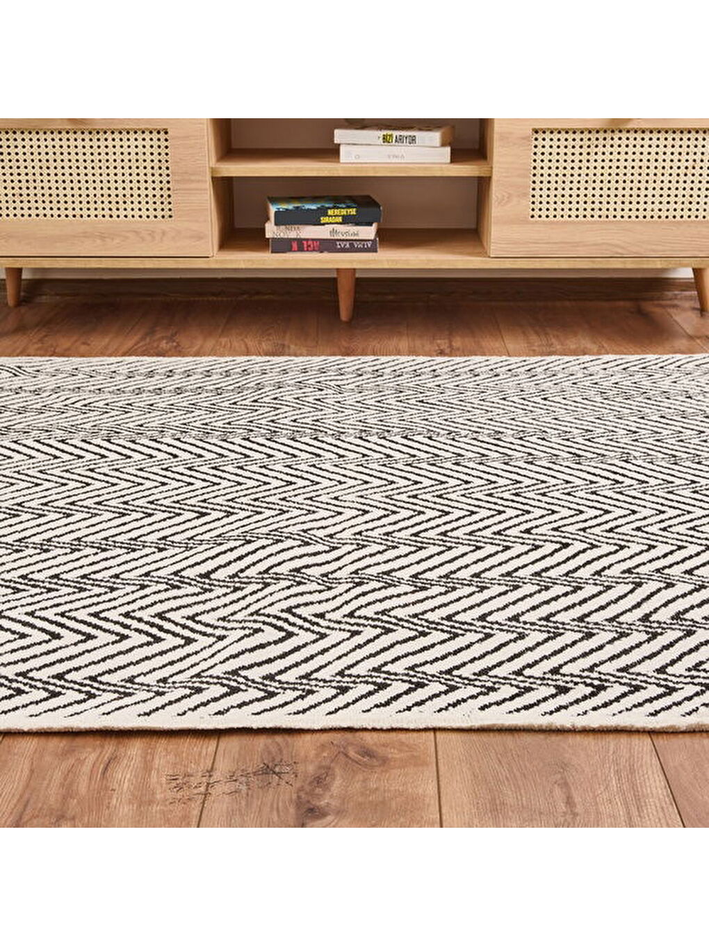 Soft Pirn Halı - Siyah - 120x180 cm-3