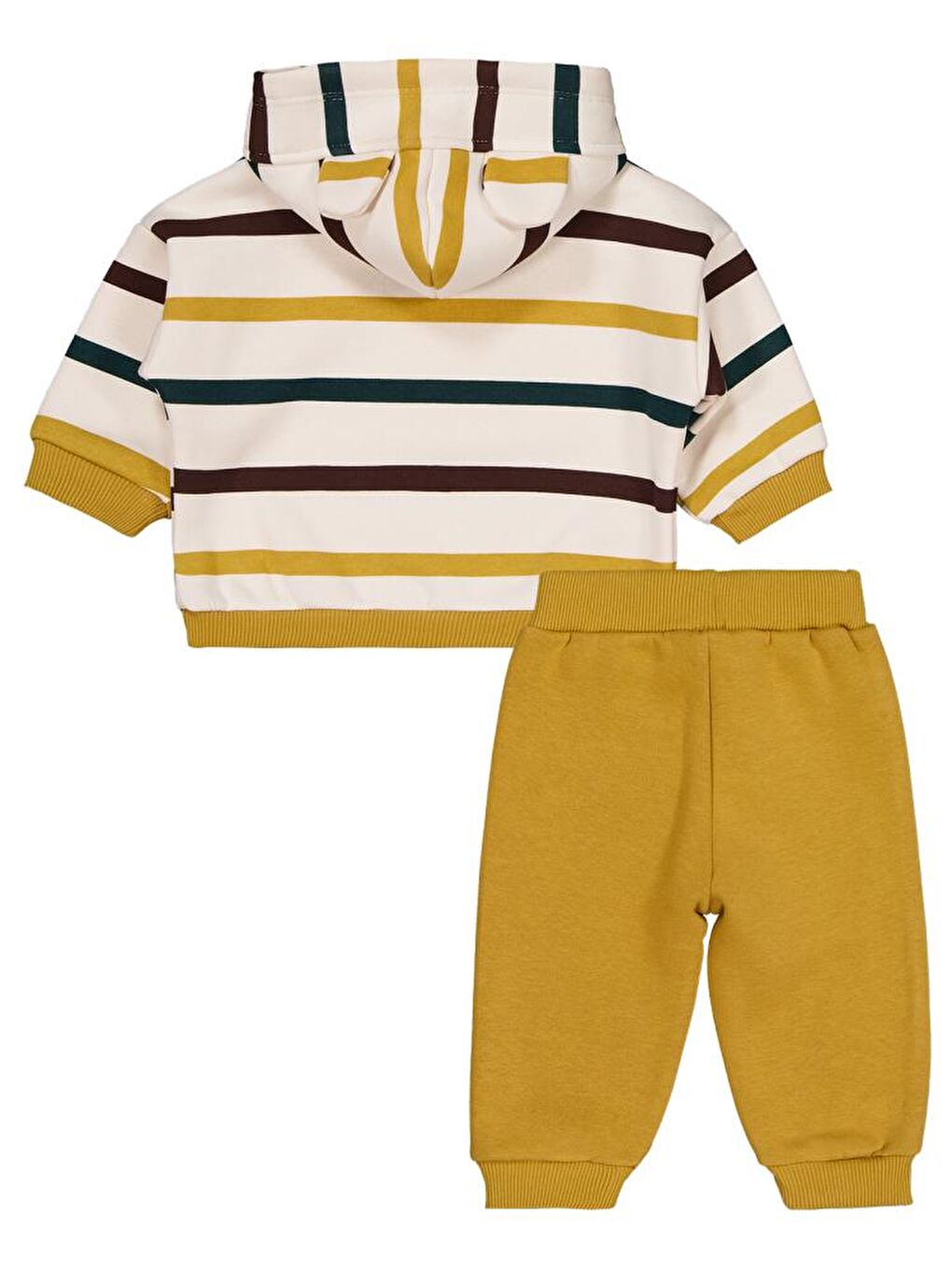 Bej Baby Dad's Little Dude 6-18 Ay Takım - Hardal 18-24 Ay-1