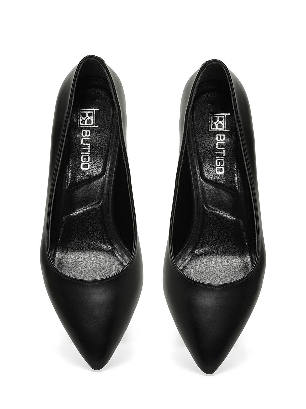 24S-038 4FX Siyah Kadın Topuklu Ayakkabı-3