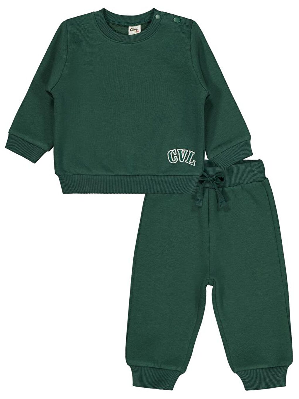 Baby Cvl Nakışlı 6-18 Ay Takım - Yeşil 18-24 Ay