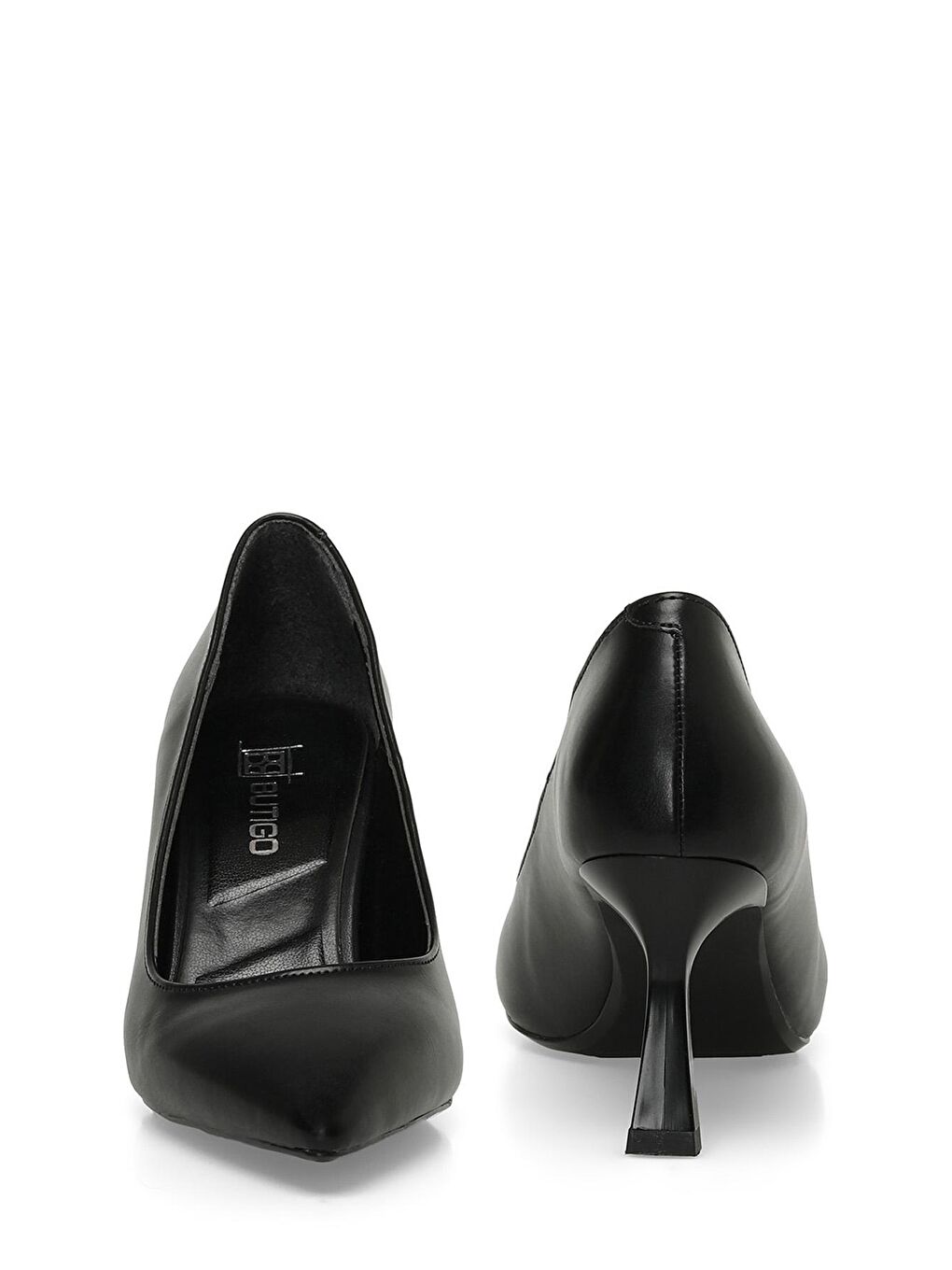 24S-038 4FX Siyah Kadın Topuklu Ayakkabı-4