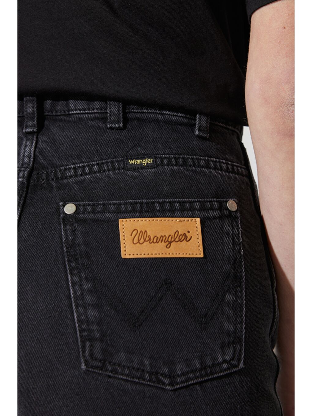 Mom Fit Yüksek Bel Dar Paça Siyah Jean Jean Pantolon-4