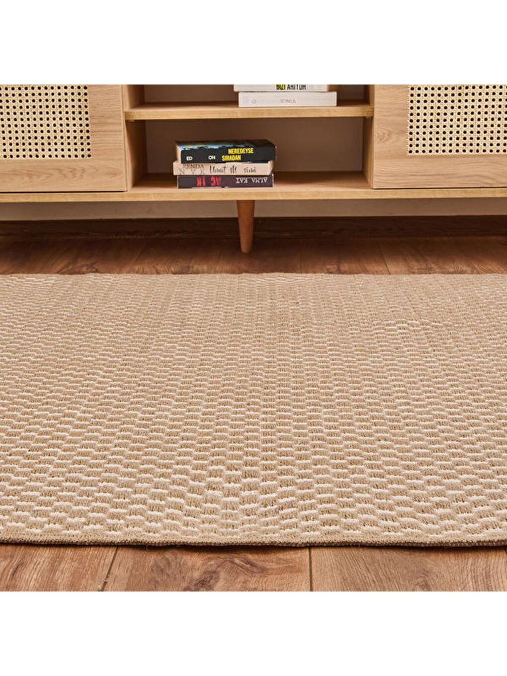 Soft Vime Halı - Bej - 120x180 cm-3