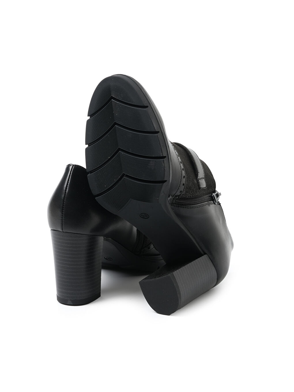 Siyah Kadın Topuklu / Stiletto 484782 4782 Micro Tech Nero-4