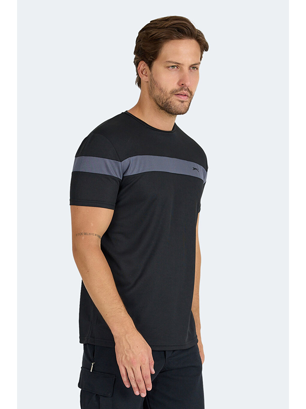 RAMIRO Erkek Siyah Tişört-2