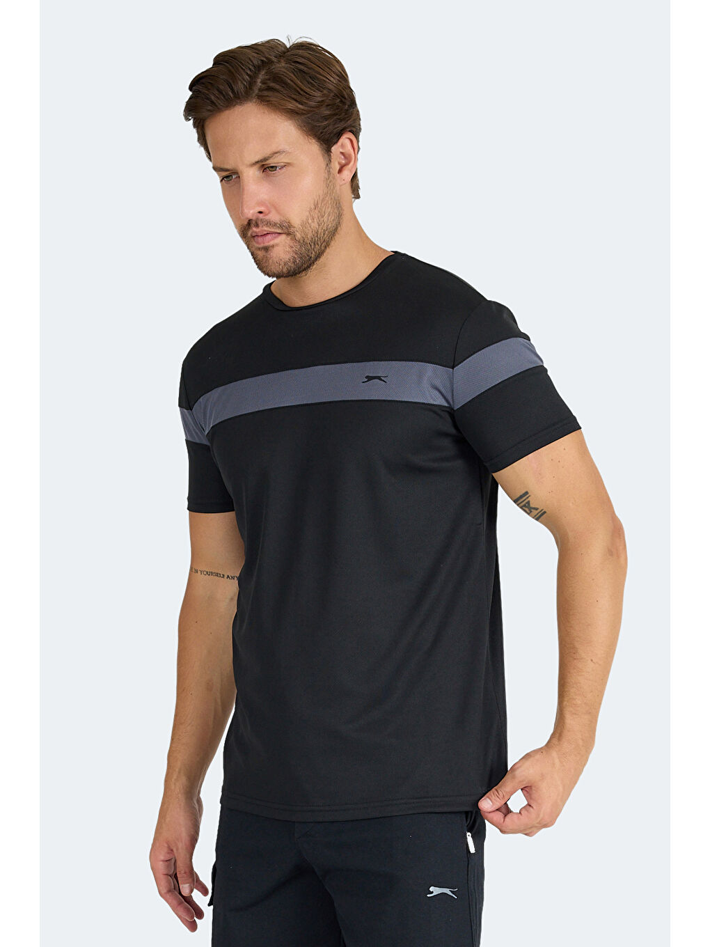 RAMIRO Erkek Siyah Tişört-3