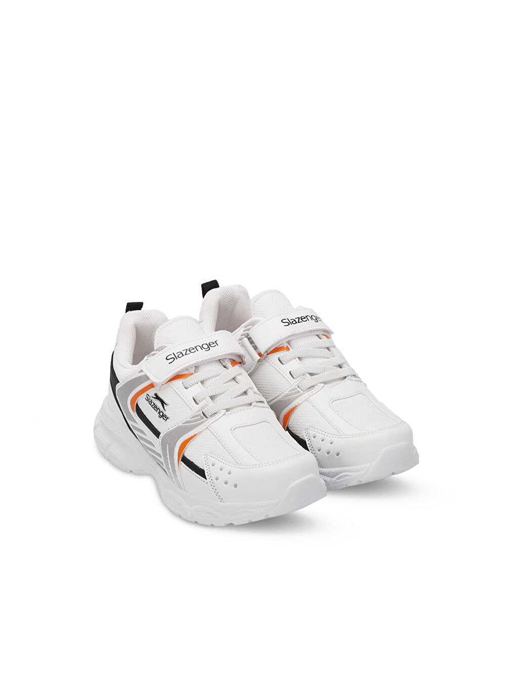 SLAZENGER Beyaz-Turuncu KENDALL Unisex Çocuk Sneaker Ayakkabı Beyaz / Turuncu - 1