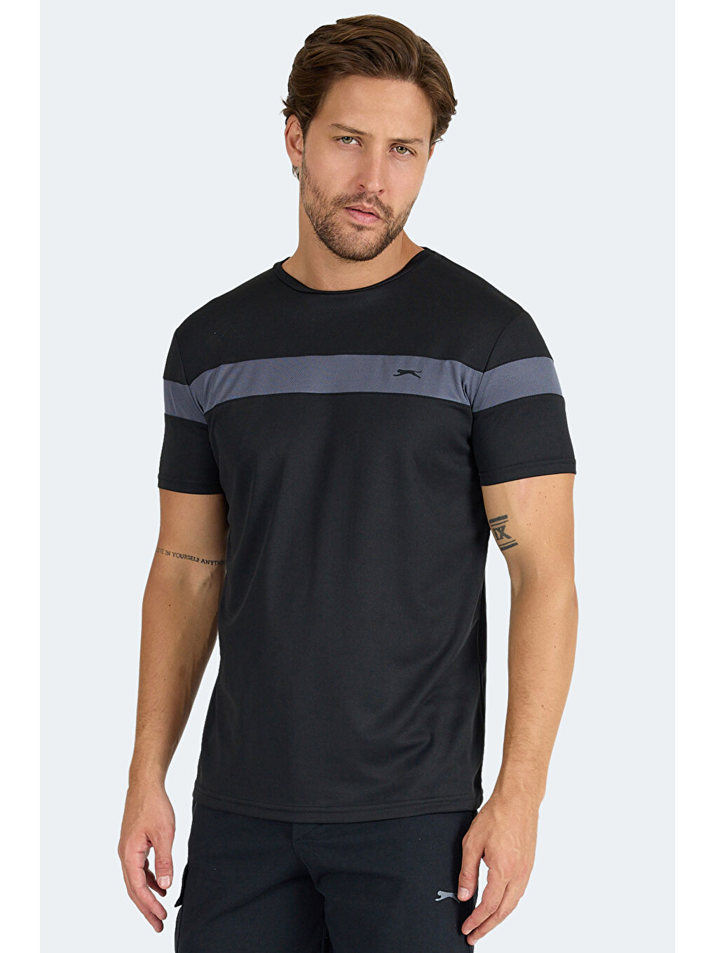 RAMIRO Erkek Siyah Tişört-5