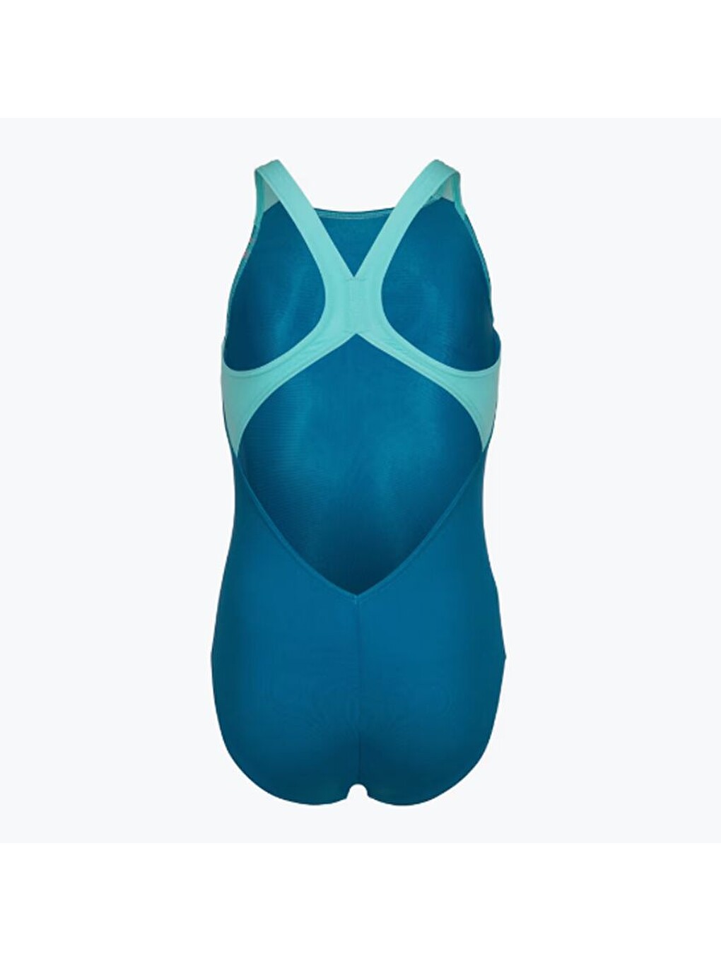 G Bold Swimsuit V Back Mavi Kız Çocuk Yüzücü Mayosu 011755680-2