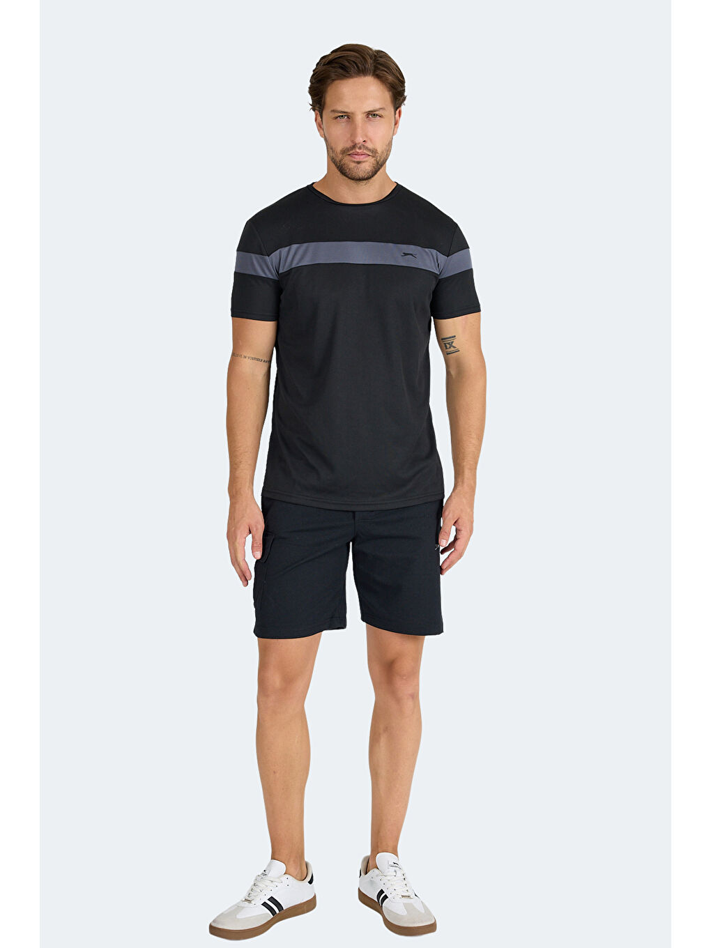 RAMIRO Erkek Siyah Tişört-6