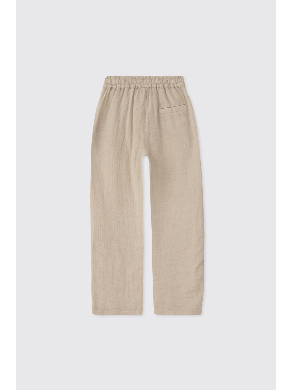 Erkek Çocuk Bej Müslin Pantolon-1