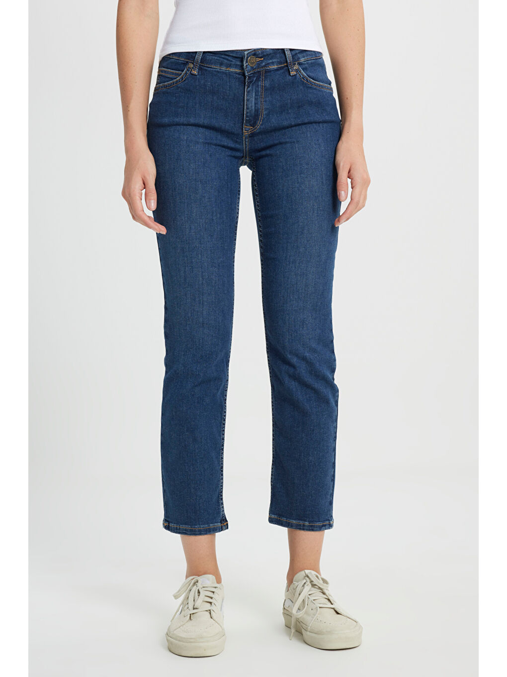 Lacivert Marion Straight Fit Normal Bel Düz Paça Jean Jean Pantolon-2