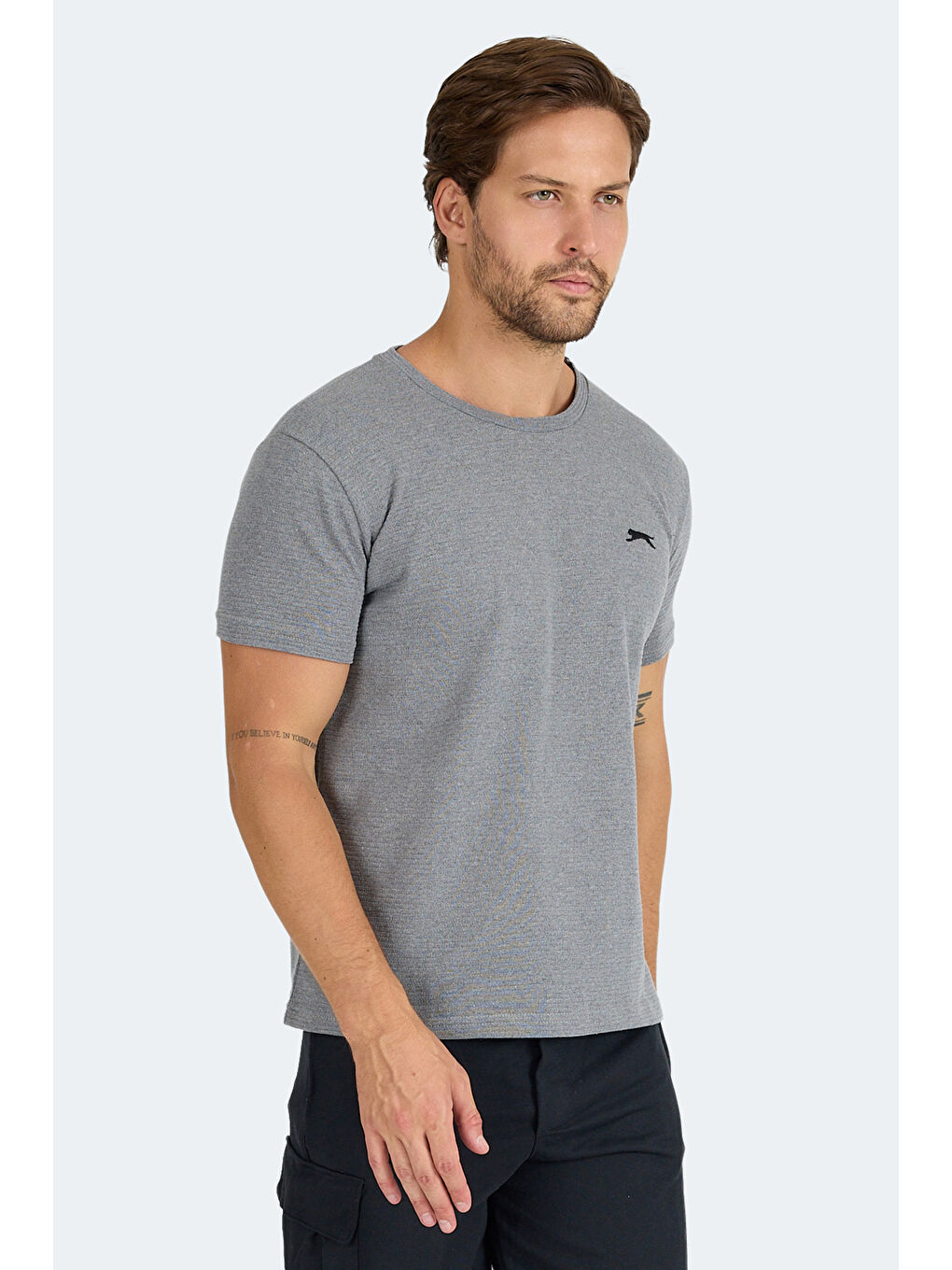 SWİTCH I Erkek Koyu Gri Tişört-3