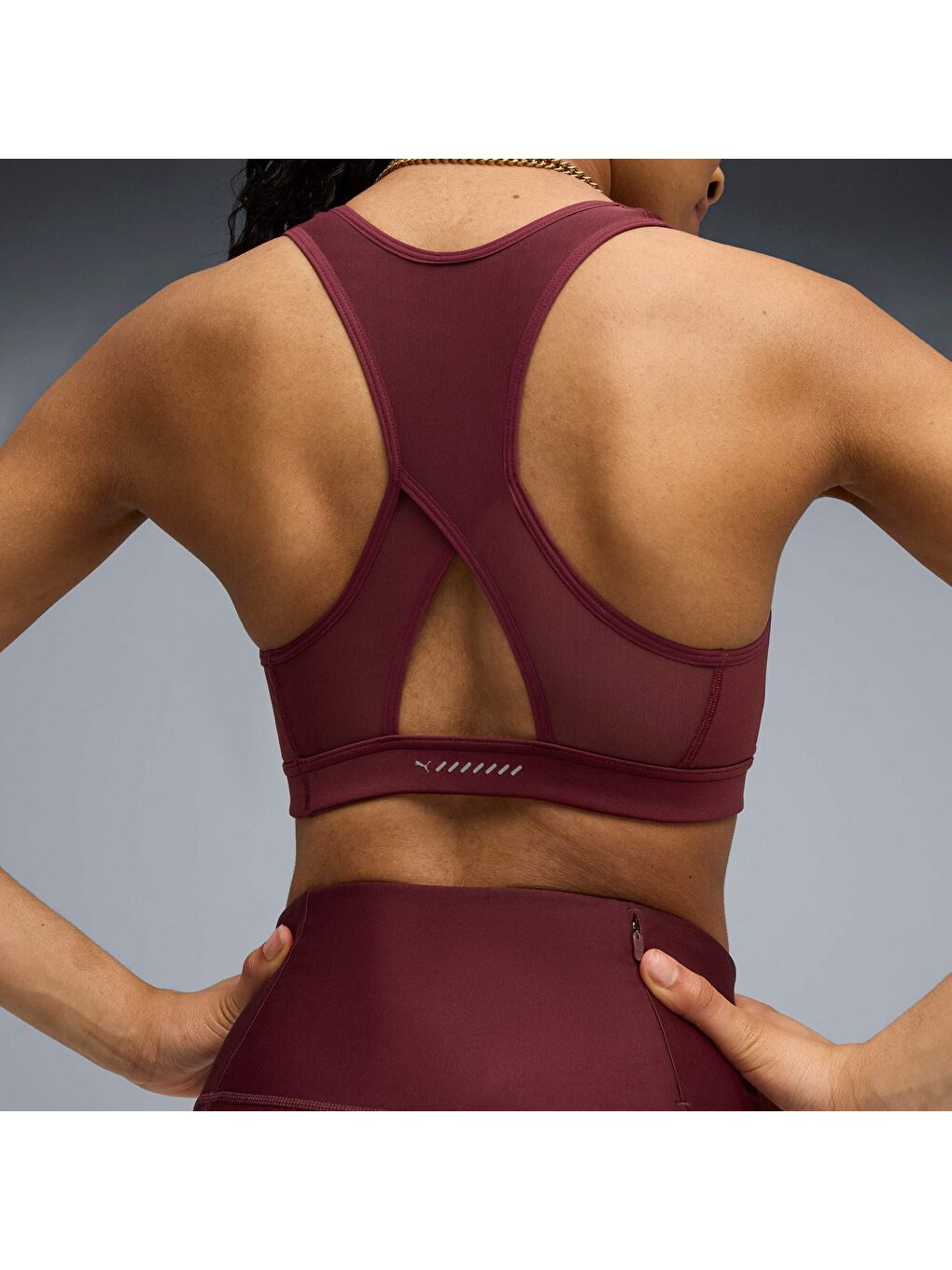 Bordo 4KEEPS Kadın Spor Sütyeni-4