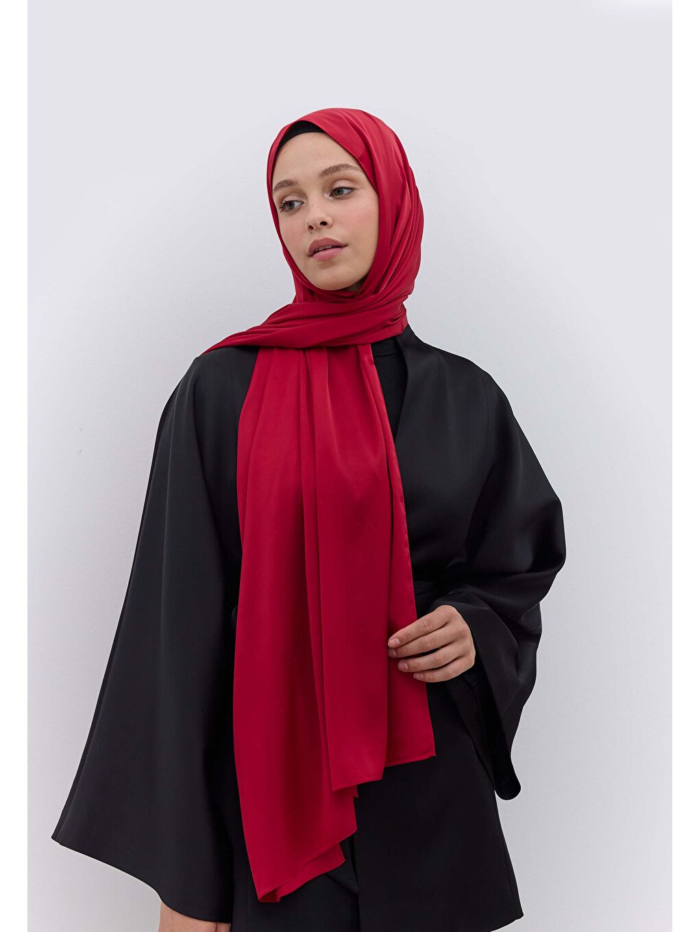 İpeksi Elegance Şal Bordo-1