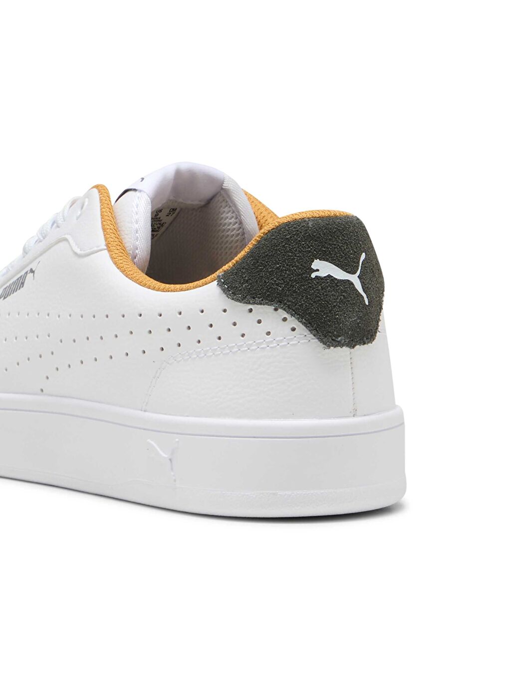 Beyaz Grounded Perf Ayakkabı-1