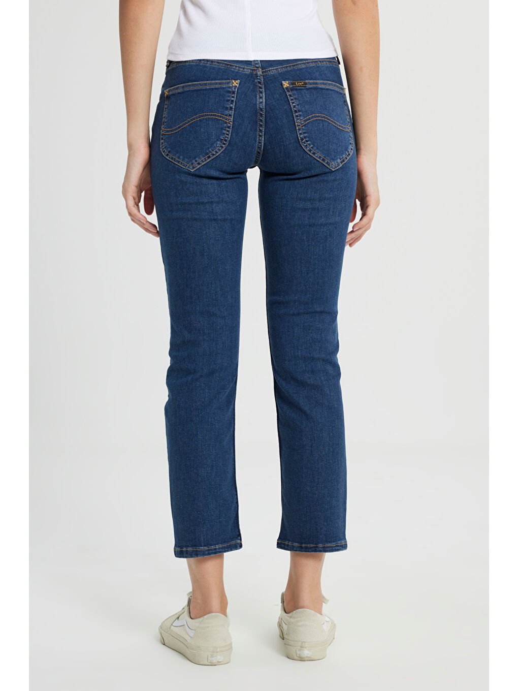 Lacivert Marion Straight Fit Normal Bel Düz Paça Jean Jean Pantolon-3