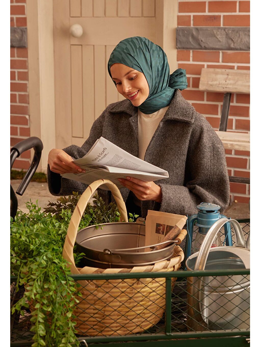 Dublın Jakarlı Şal Petrol