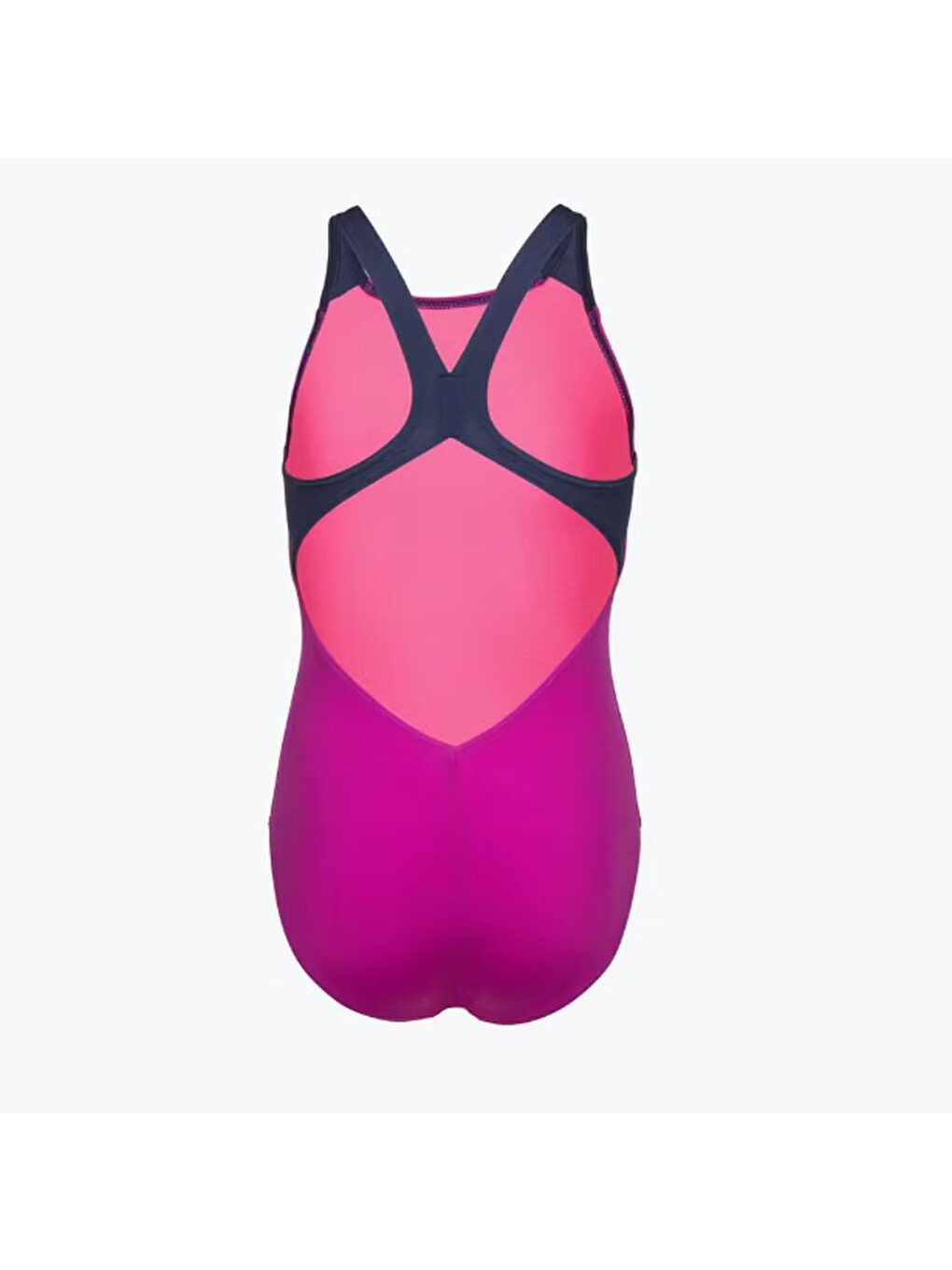 Pembe G Bold Swimsuit V Back Mavi Kız Çocuk Yüzücü Mayosu 011755970-1