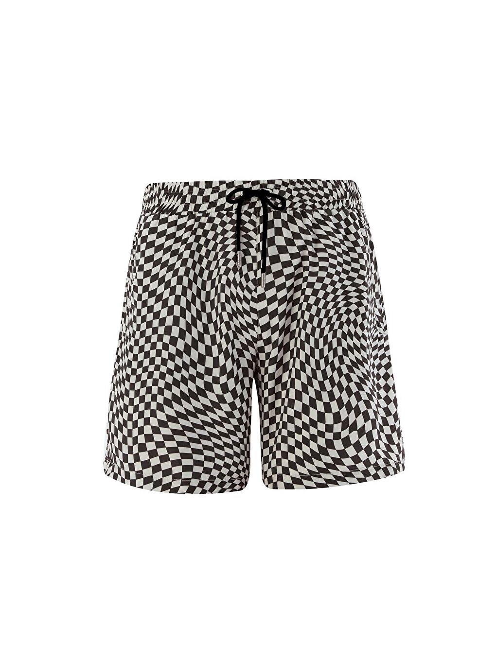 Erkek Havuz Deniz Şort Desenli Devan S139 Siyah