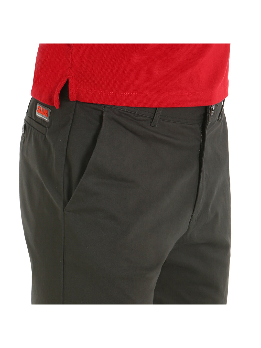 Siyah Deck Chino Pant Erkek Pantolon-2