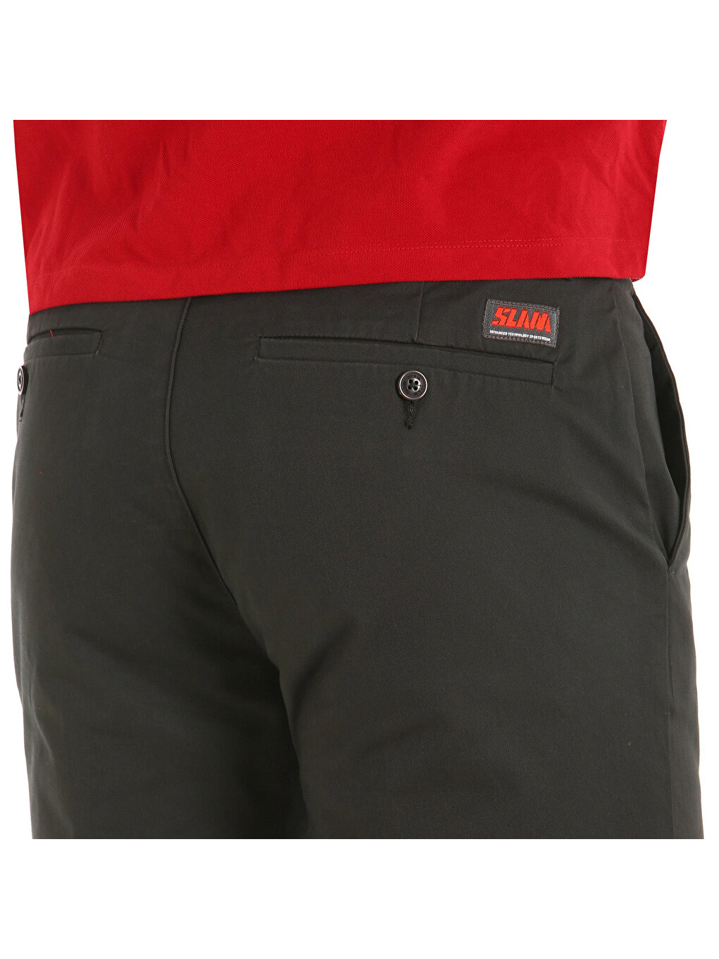 Siyah Deck Chino Pant Erkek Pantolon-3