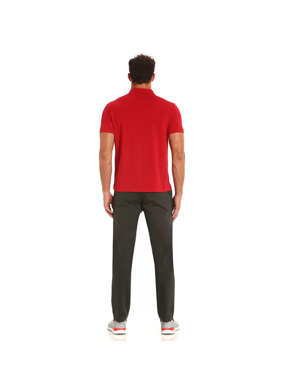 Siyah Deck Chino Pant Erkek Pantolon-5