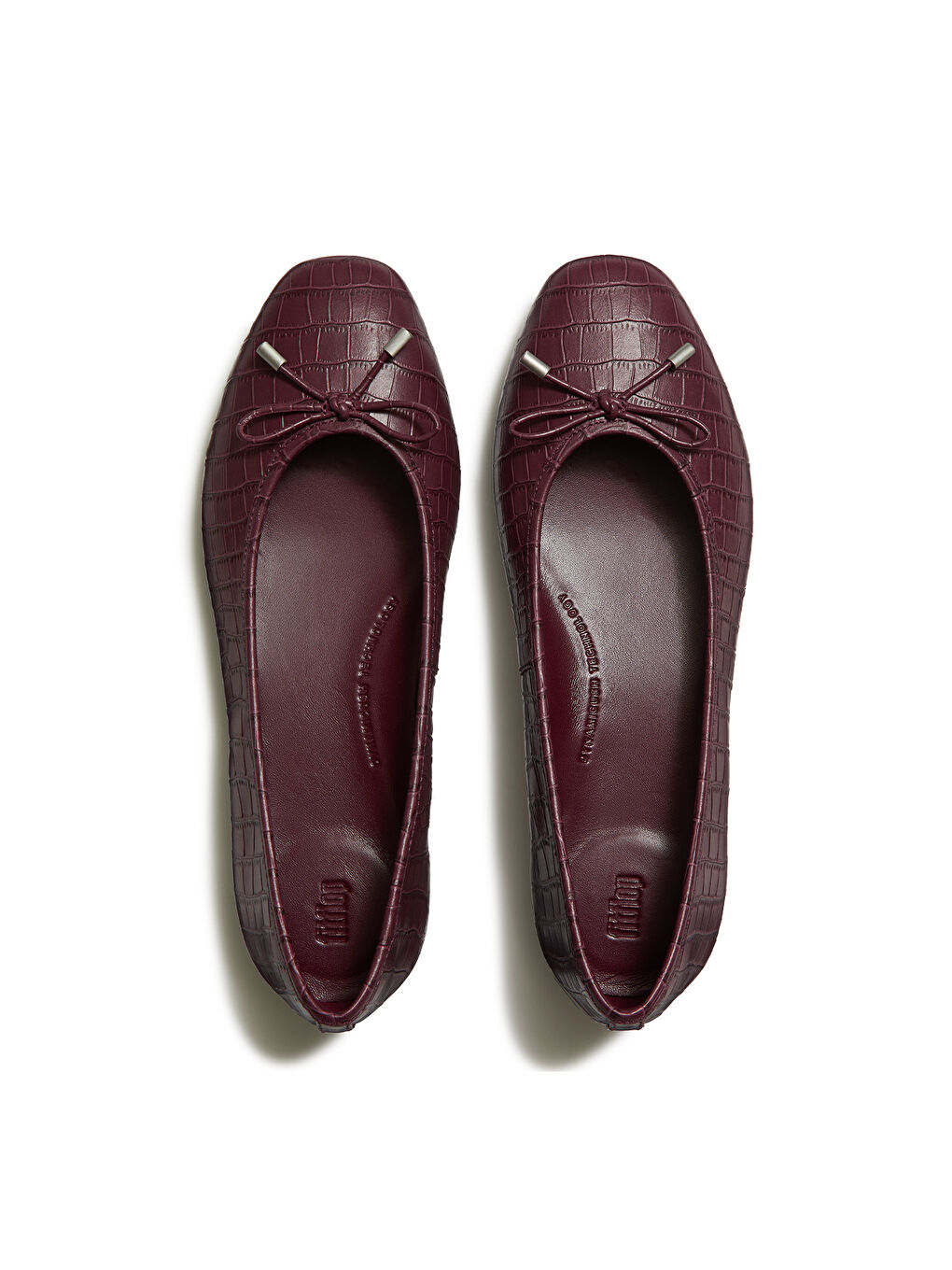 Kahverengi Kadın Babet AAI-090/E19 DELICATO CROCODILE BALLERINAS-2