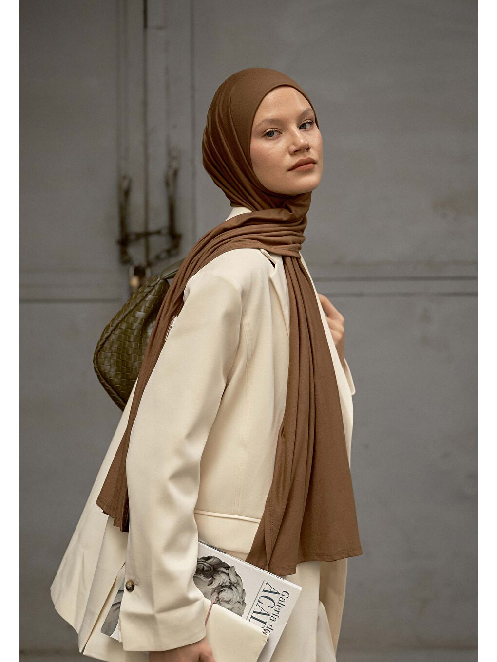 Kahverengi Penye Şal Toprak-4