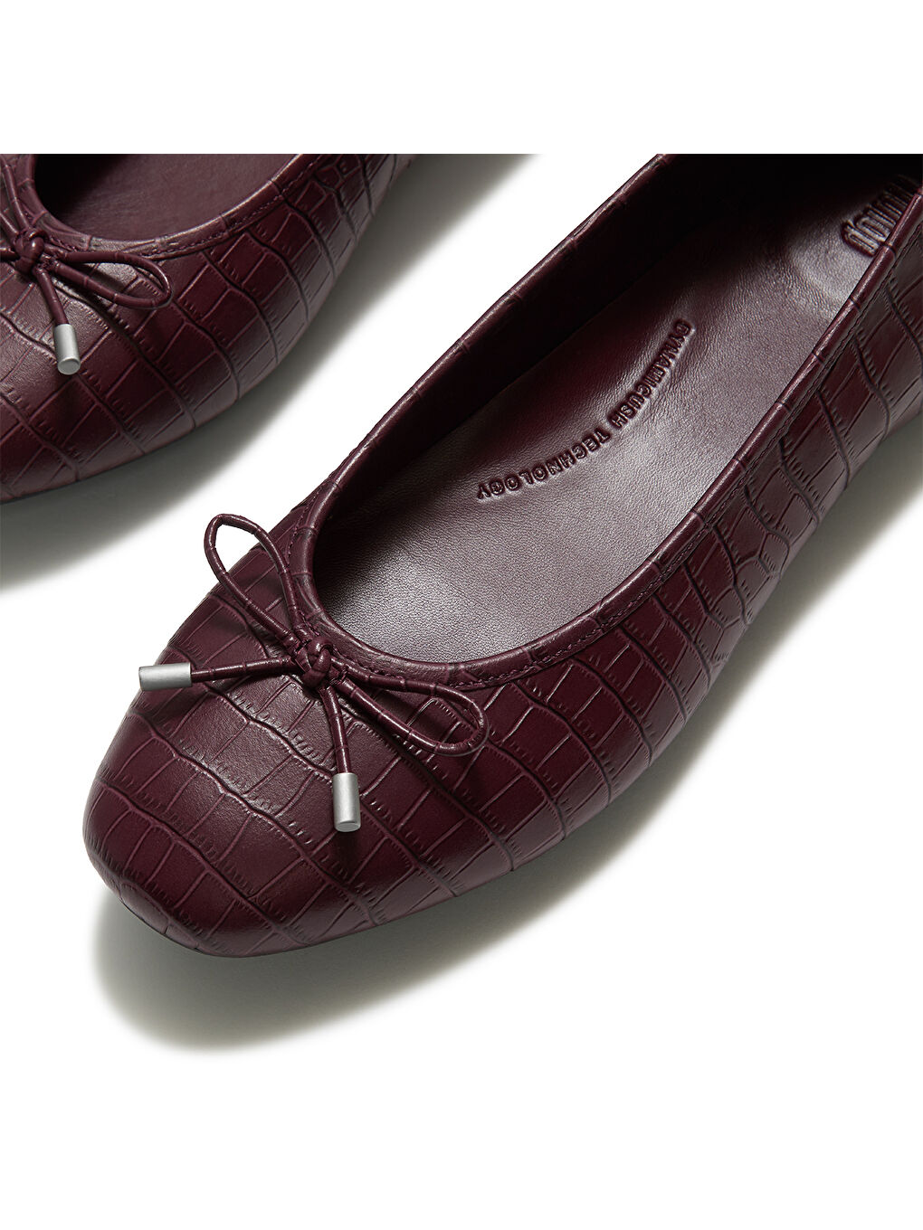 Kahverengi Kadın Babet AAI-090/E19 DELICATO CROCODILE BALLERINAS-3