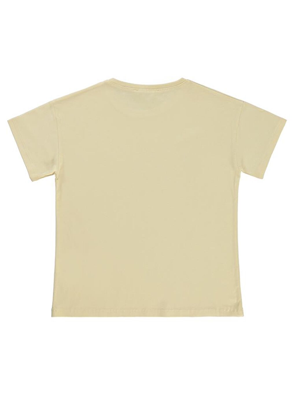 Girls Basic 10-13 Yaş Tişört - Sarı12-13 Yaş-1