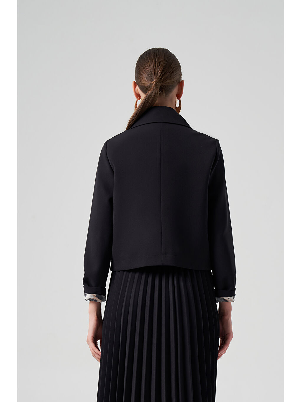 Kısa Ceket 6037 Siyah-2