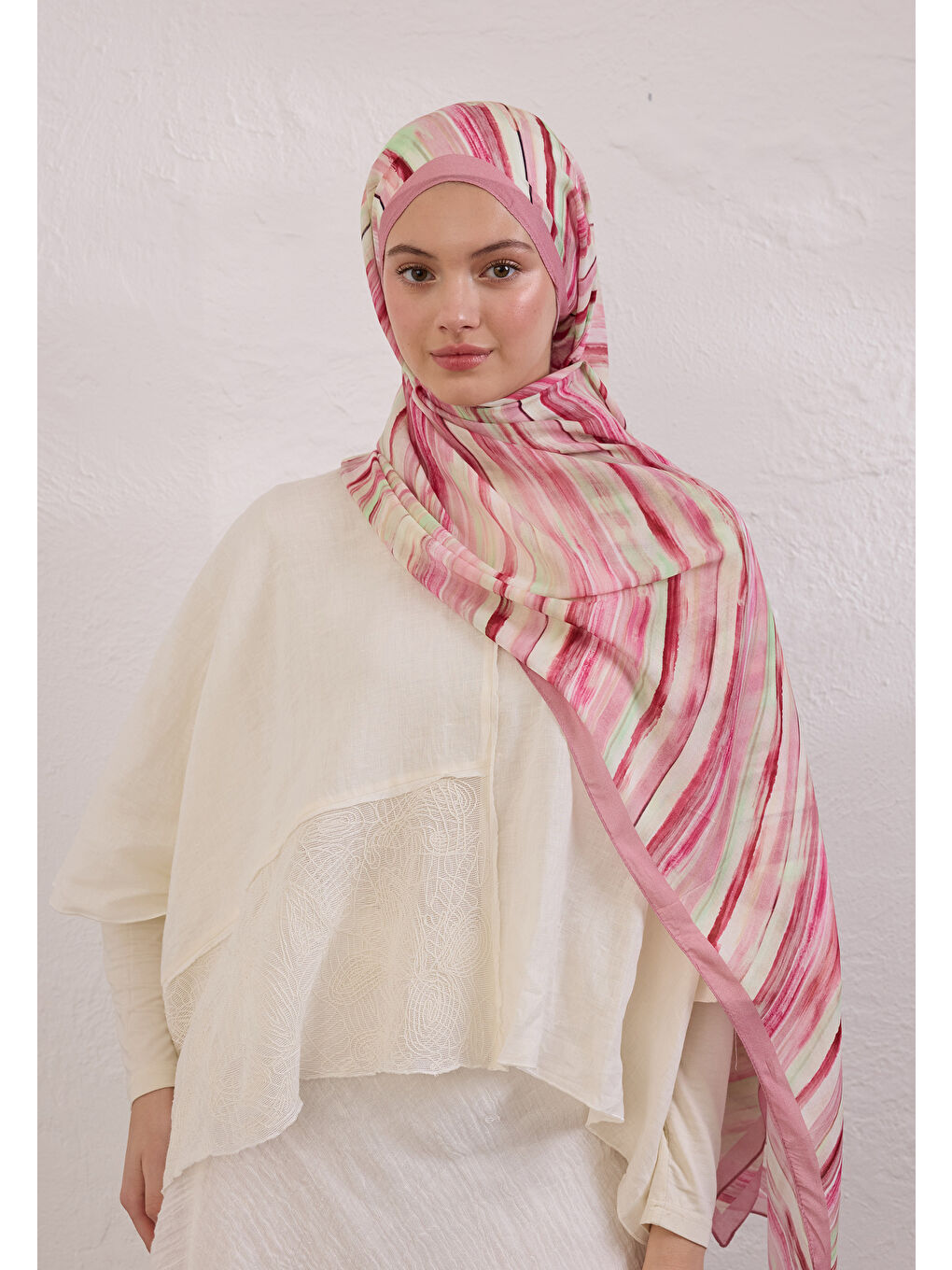 Deıa Desen Rami Şal Pembe