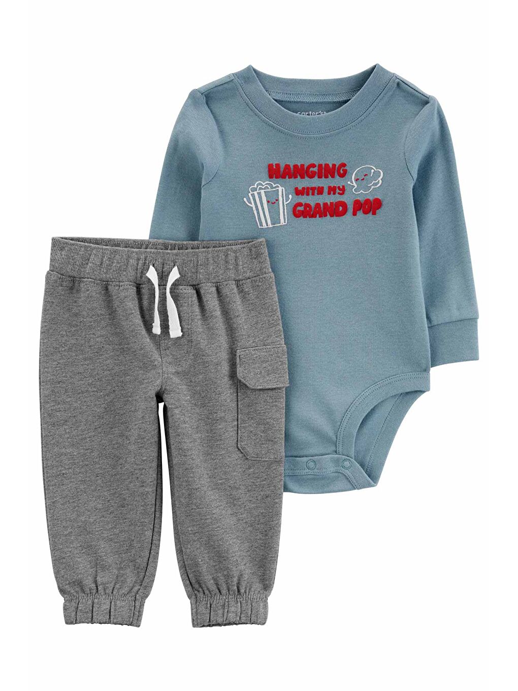 Karışık Erkek Bebek Body Pantolon Set 2'li Paket