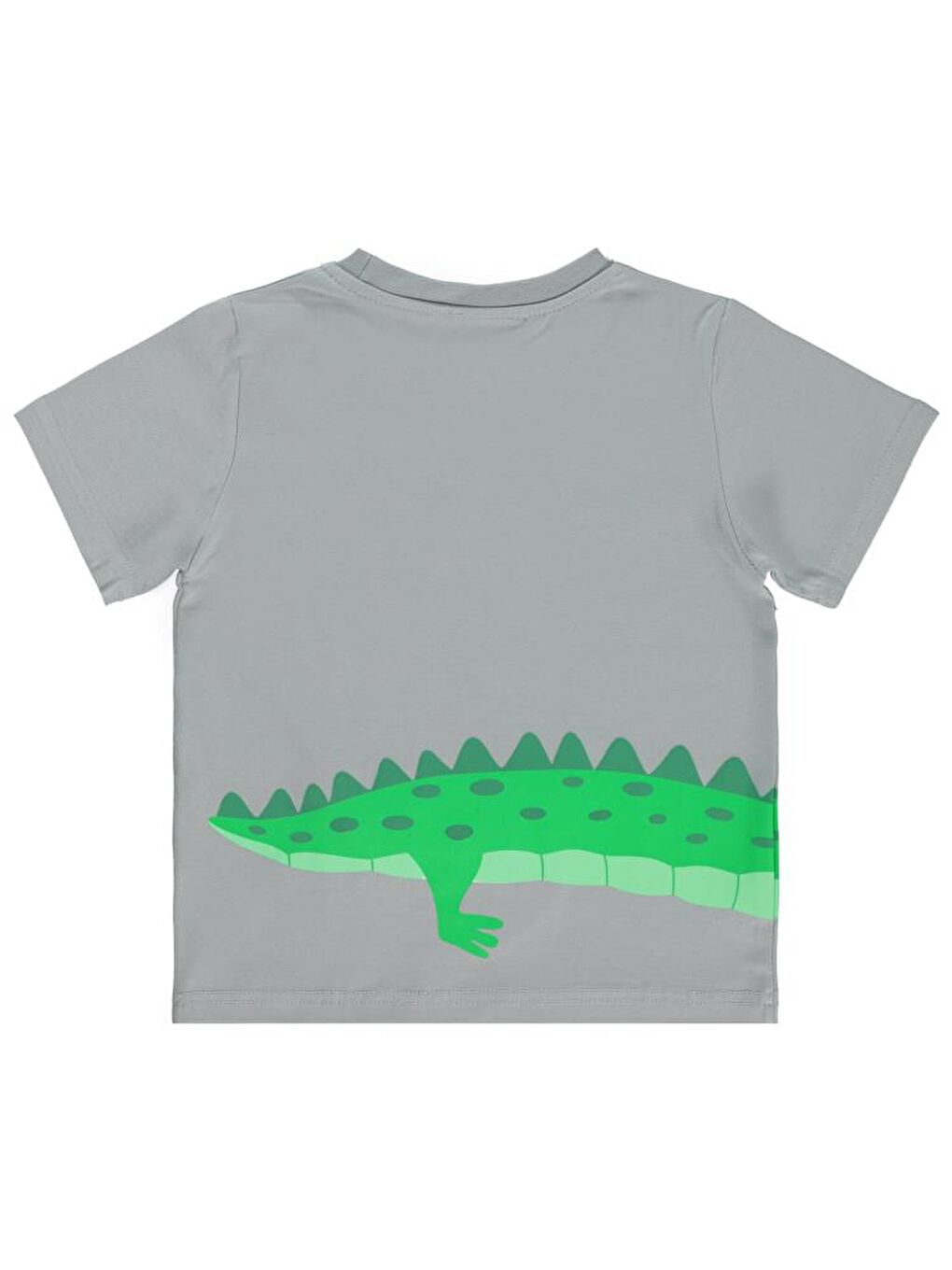Boys Timsah Baskılı 2-5 Yaş Tişört - Gri5-6 Yaş-2