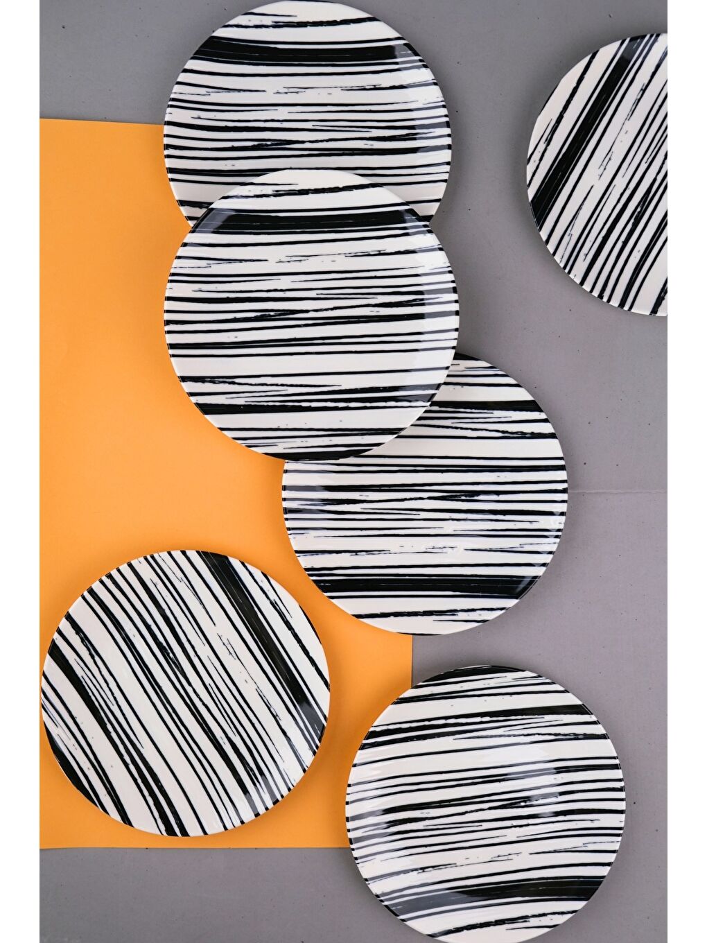 Karışık Porselen Sidereal Pasta Tabağı 19,50cm SD2 6 Kişilik 6 Parça