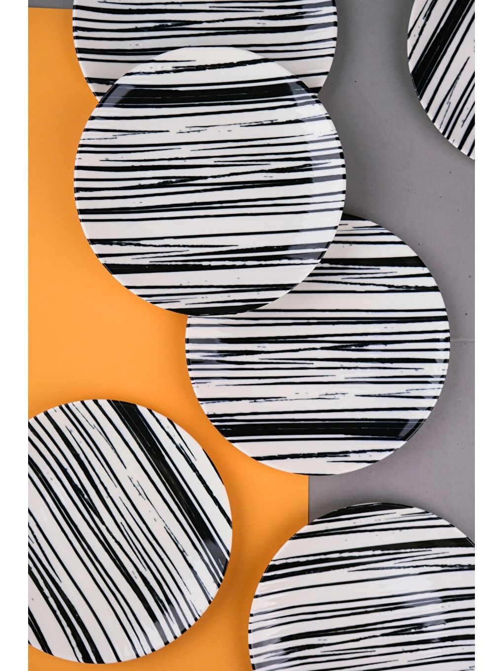 Karışık Porselen Sidereal Pasta Tabağı 19,50cm SD2 6 Kişilik 6 Parça-1