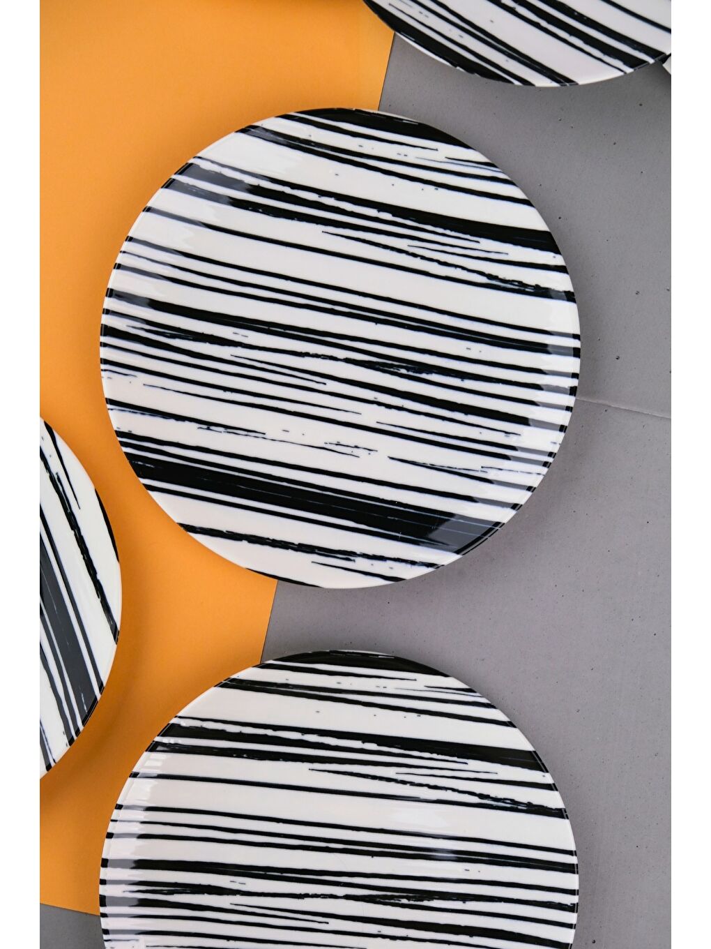 Karışık Porselen Sidereal Pasta Tabağı 19,50cm SD2 6 Kişilik 6 Parça-3