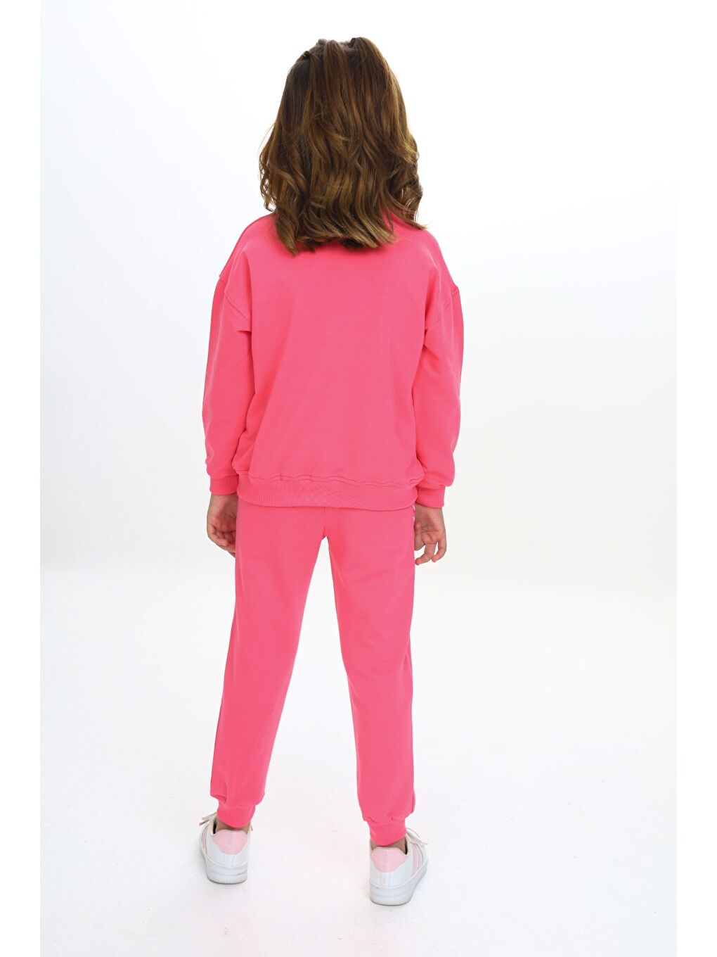 Fuşya Kız Çocuk Nakışlı Eşofman Takım-3